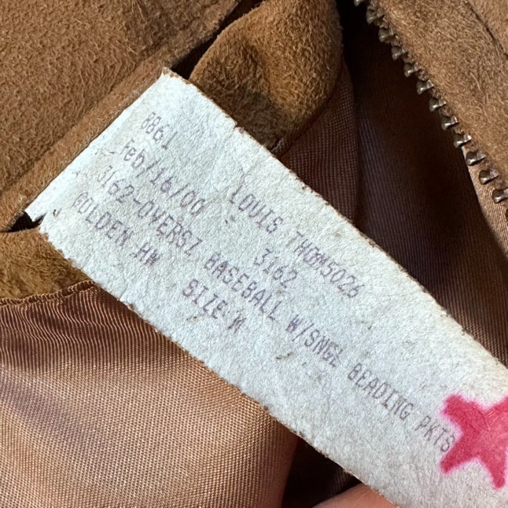 Golden Bear Suede Baseball Jacket - Men's medium - Picture 10 of 14